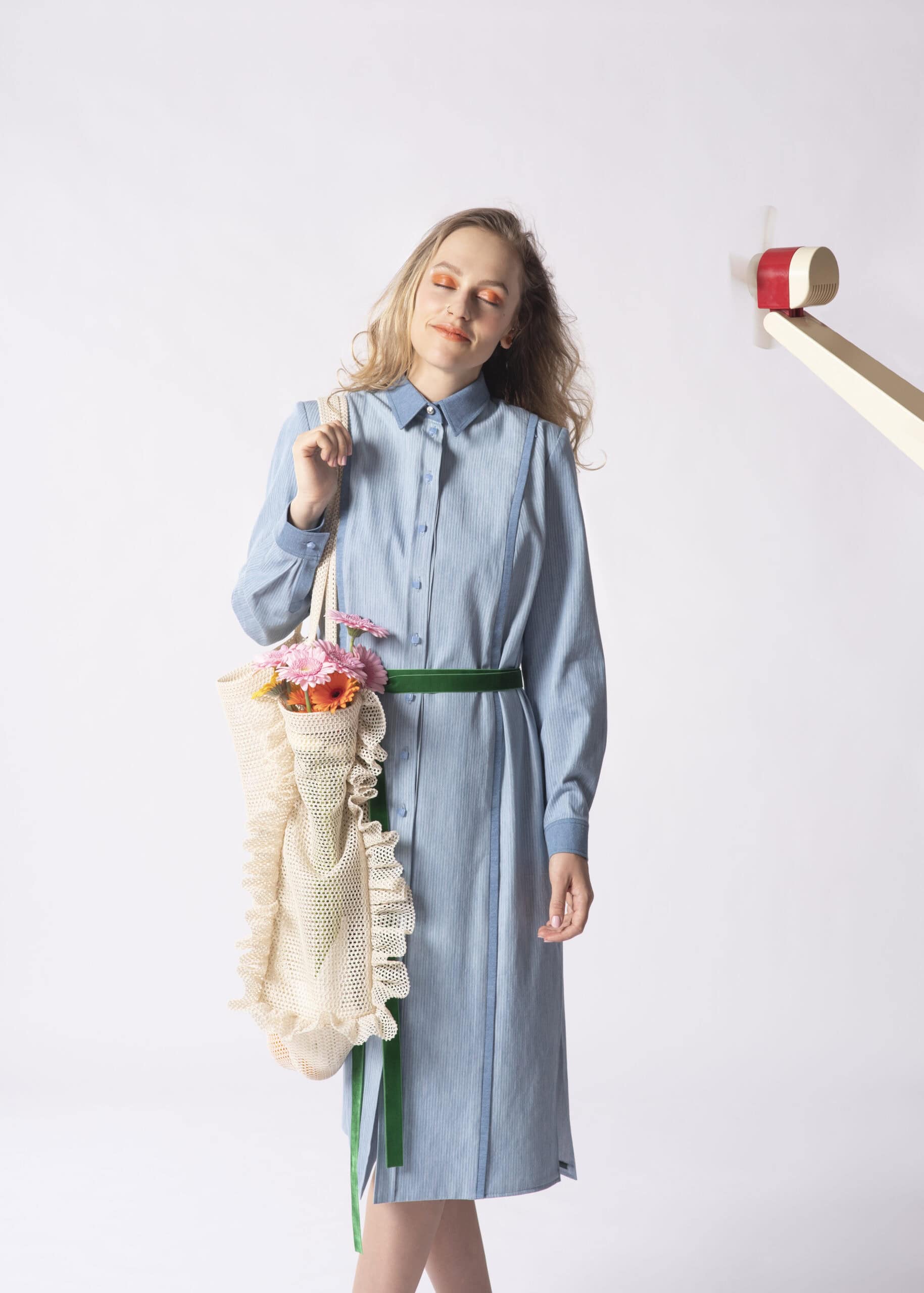 white christmas dresses Savannah Denim Shirt Dress Black Denim / M main image 0