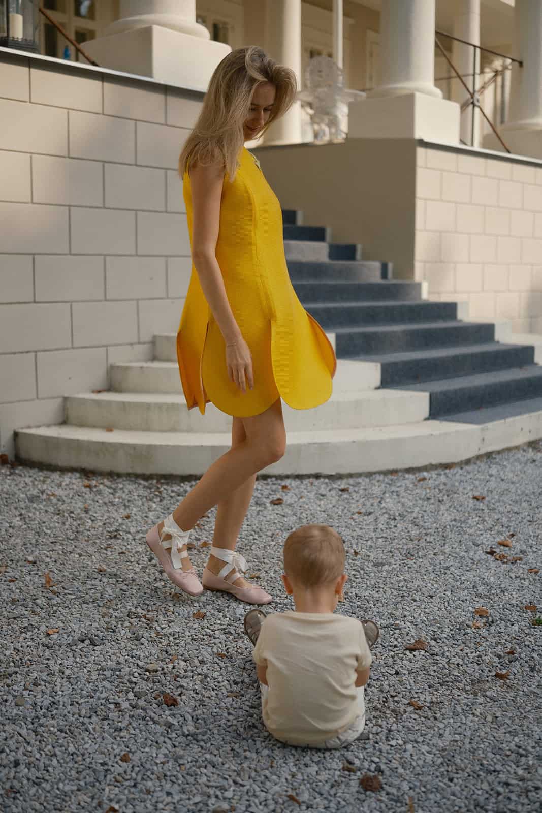 TULIP waffle dress | MAISON VINDT